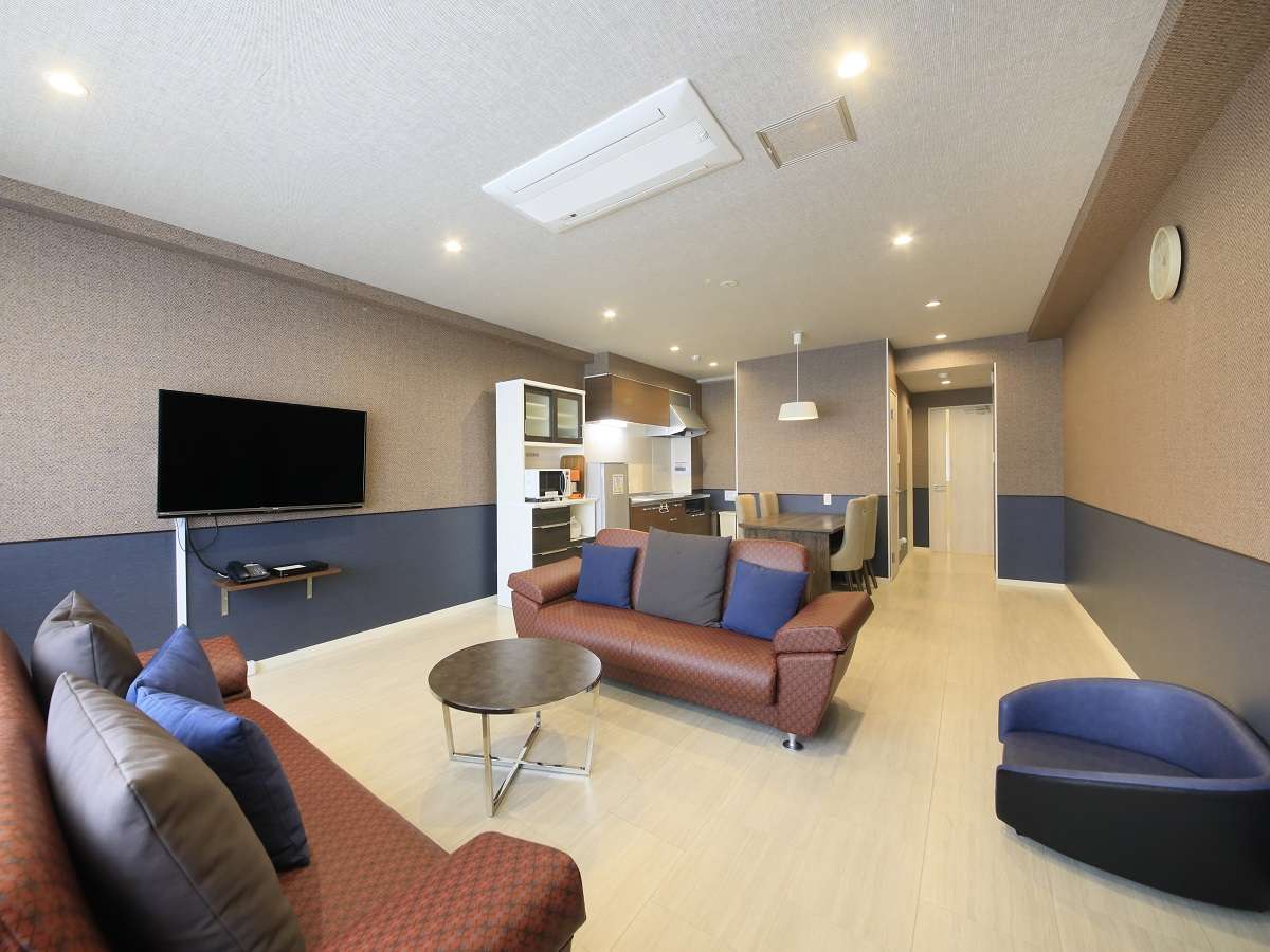 ペット可・スタンダードルーム一例｜1LDKの洋室、または和洋室の４名定員客室。