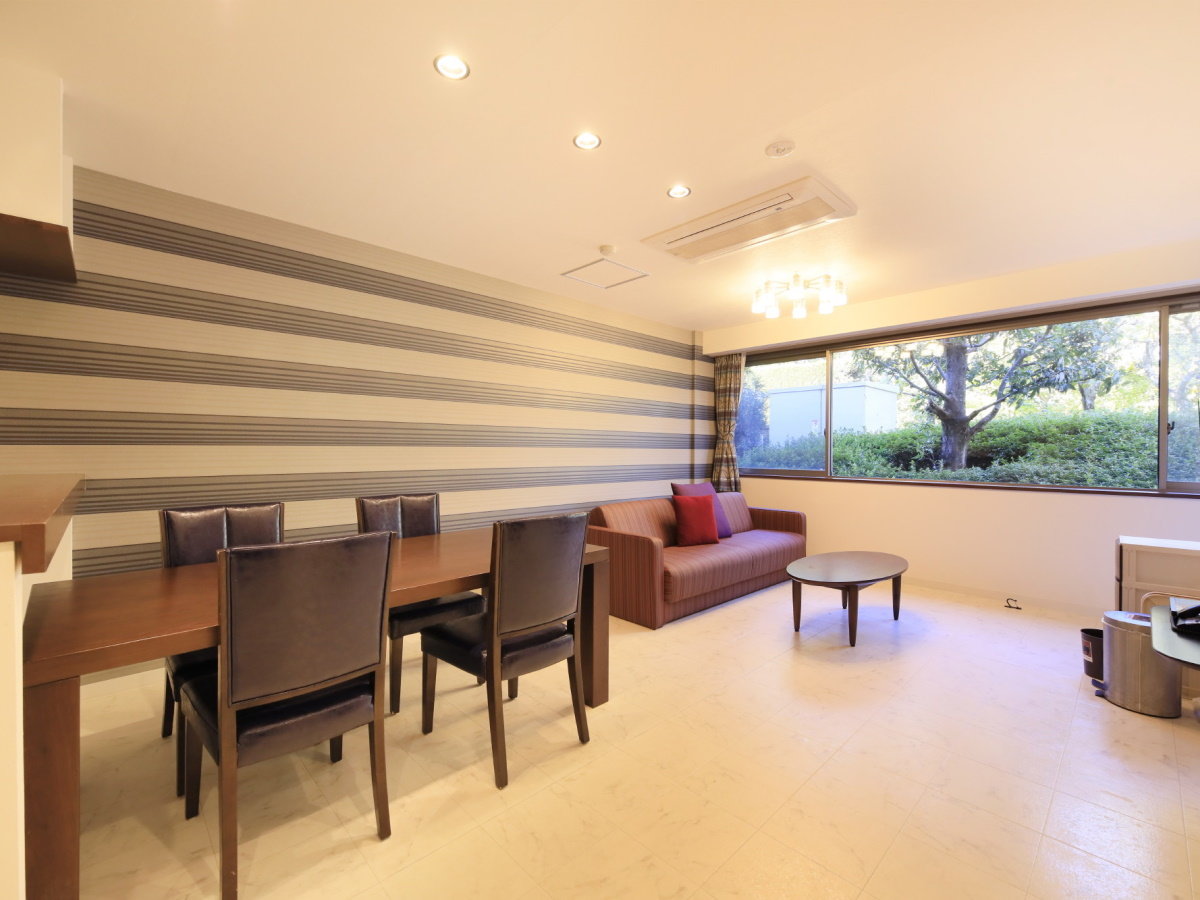 【ペット可・スタンダードルーム一例】1LDKまたは2LDKの客室。4名まで