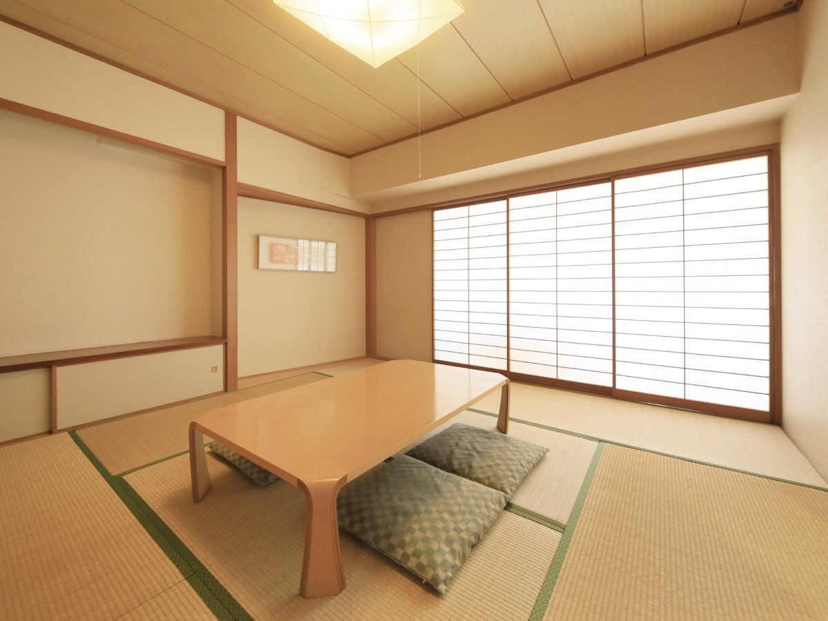 【デラックスルーム一例】和室のある客室もございますので小さなお子様がいても安心。※間取りのご指定不可
