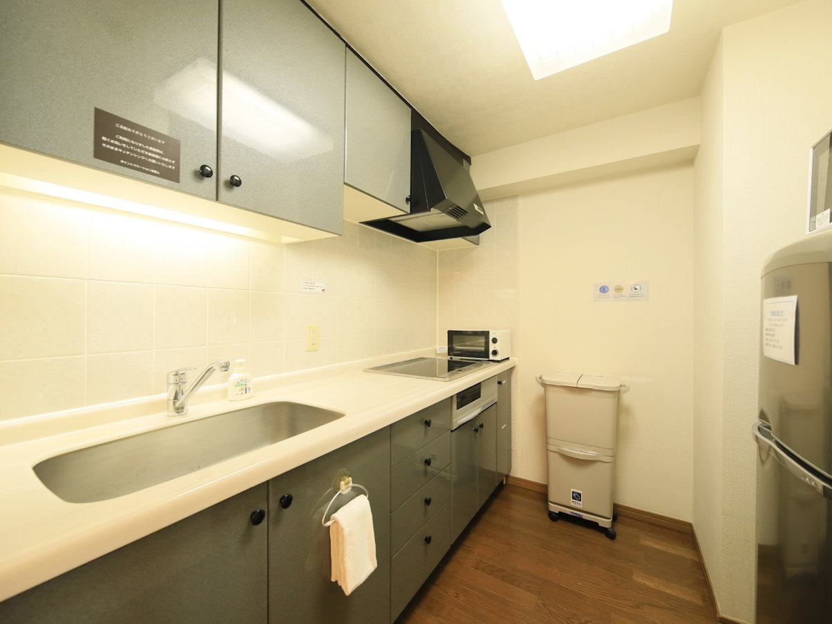 【ペット可・デラックスルーム一例】全室キッチン付！調理器具も完備でお気軽にご利用頂けます。