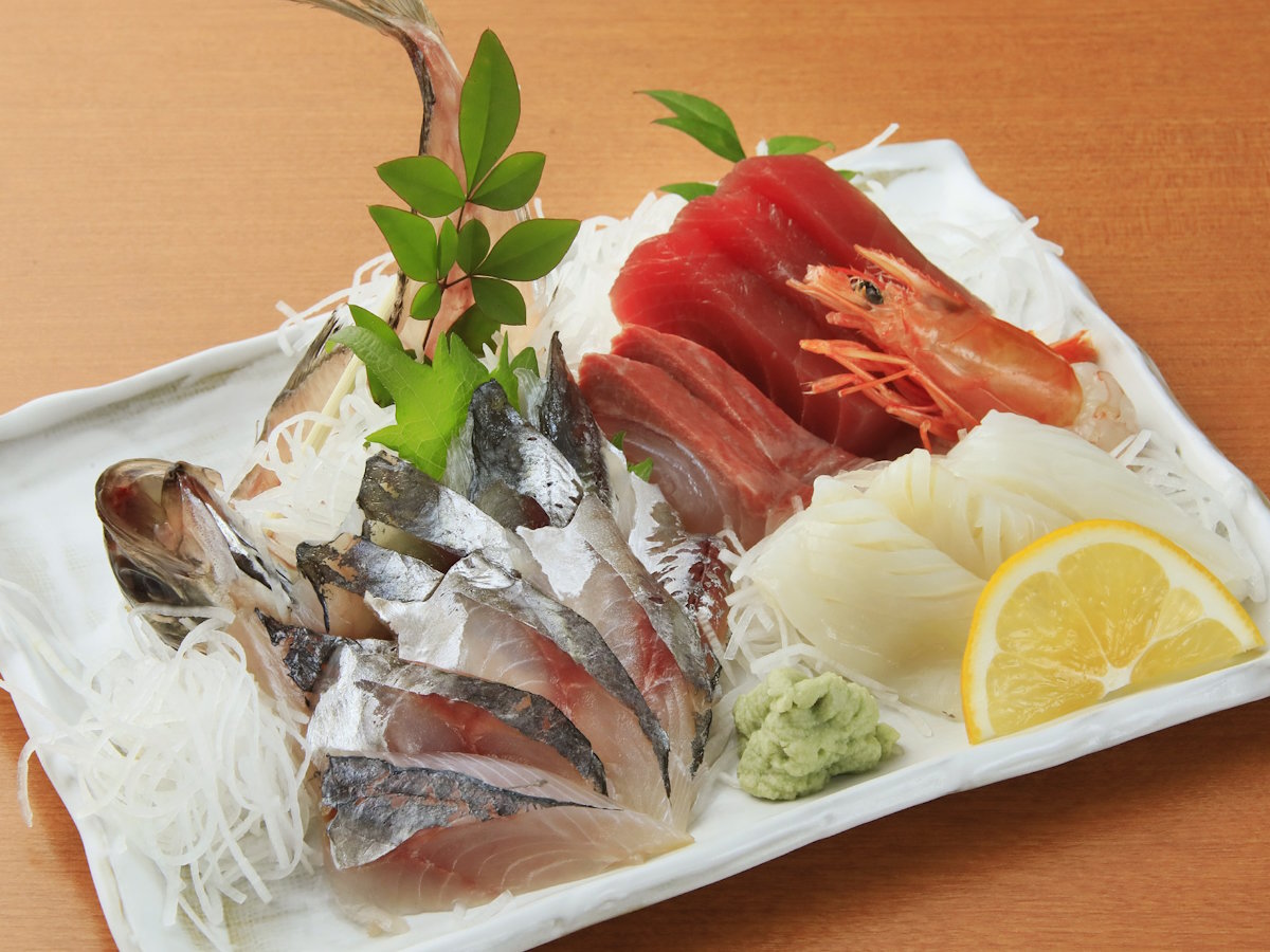 【刺身5点盛り】地元で人気の「萬望亭」さんの仕出し料理