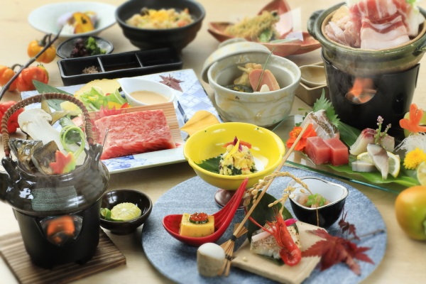 【極会席】当館最上級の極会席（一例）