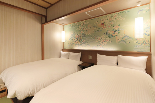 【展望ジャグジー付き】和洋室ツイン／50㎡