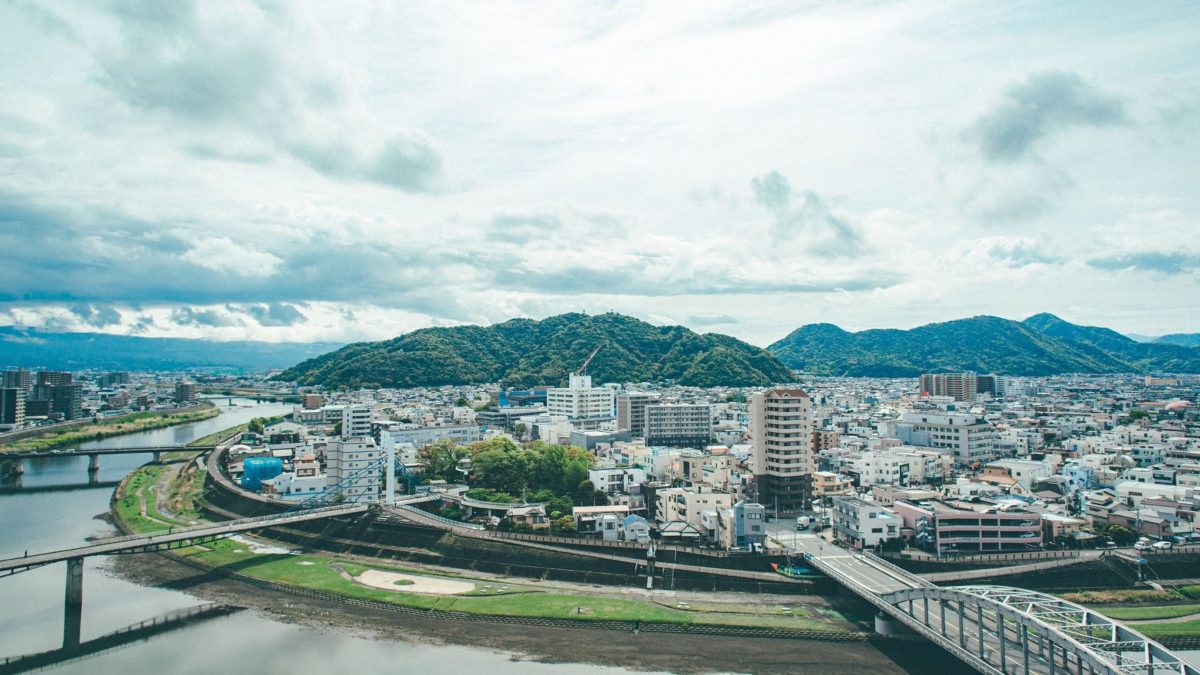 狩野川側客室眺望