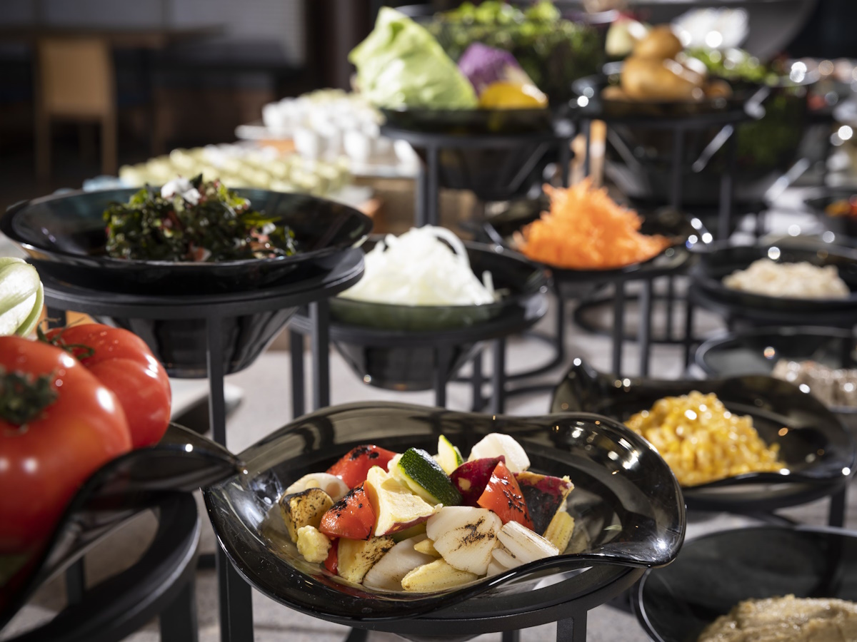 朝食ビュッフェ