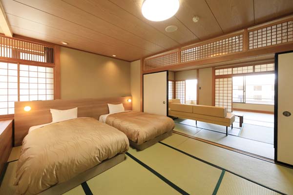 特別和室ツインベッド
