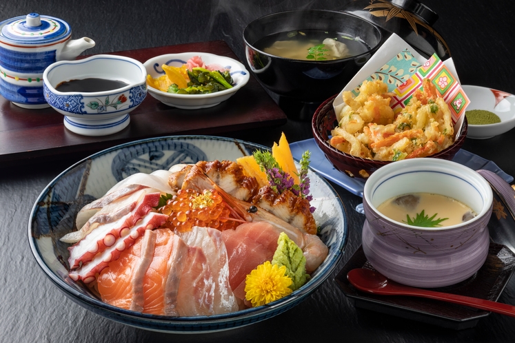 【お食事】海鮮丼御前（春夏限定）