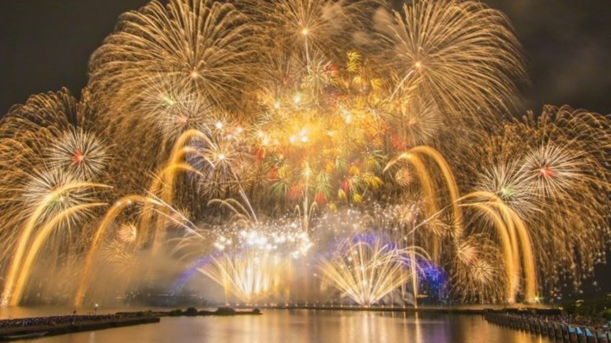 長浜北びわこ大花火大会。