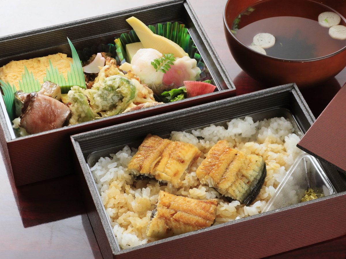 【夕食】明月楼　うなぎ2段弁当