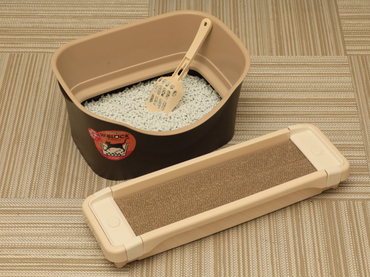 【客室備品】ねこちゃん用グッズを完備しております。