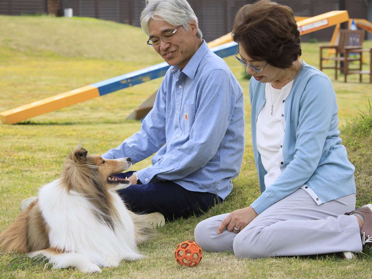 【ドッグラン】大切な家族との時間をゆっくりとお楽しみください。
