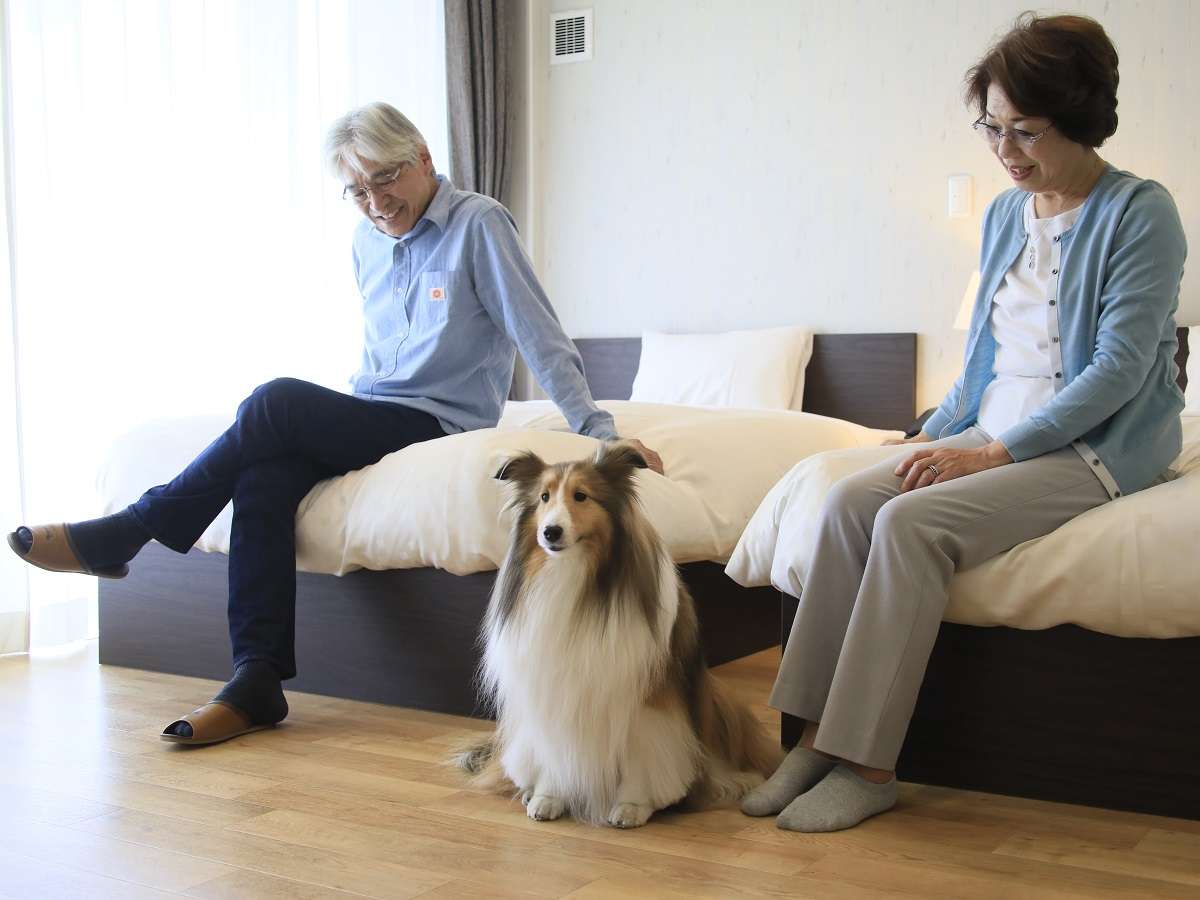 【ペット可・グランドルーム一例】寝室もわんちゃんＯＫ！※ベッド・お布団に上がるのは禁止です