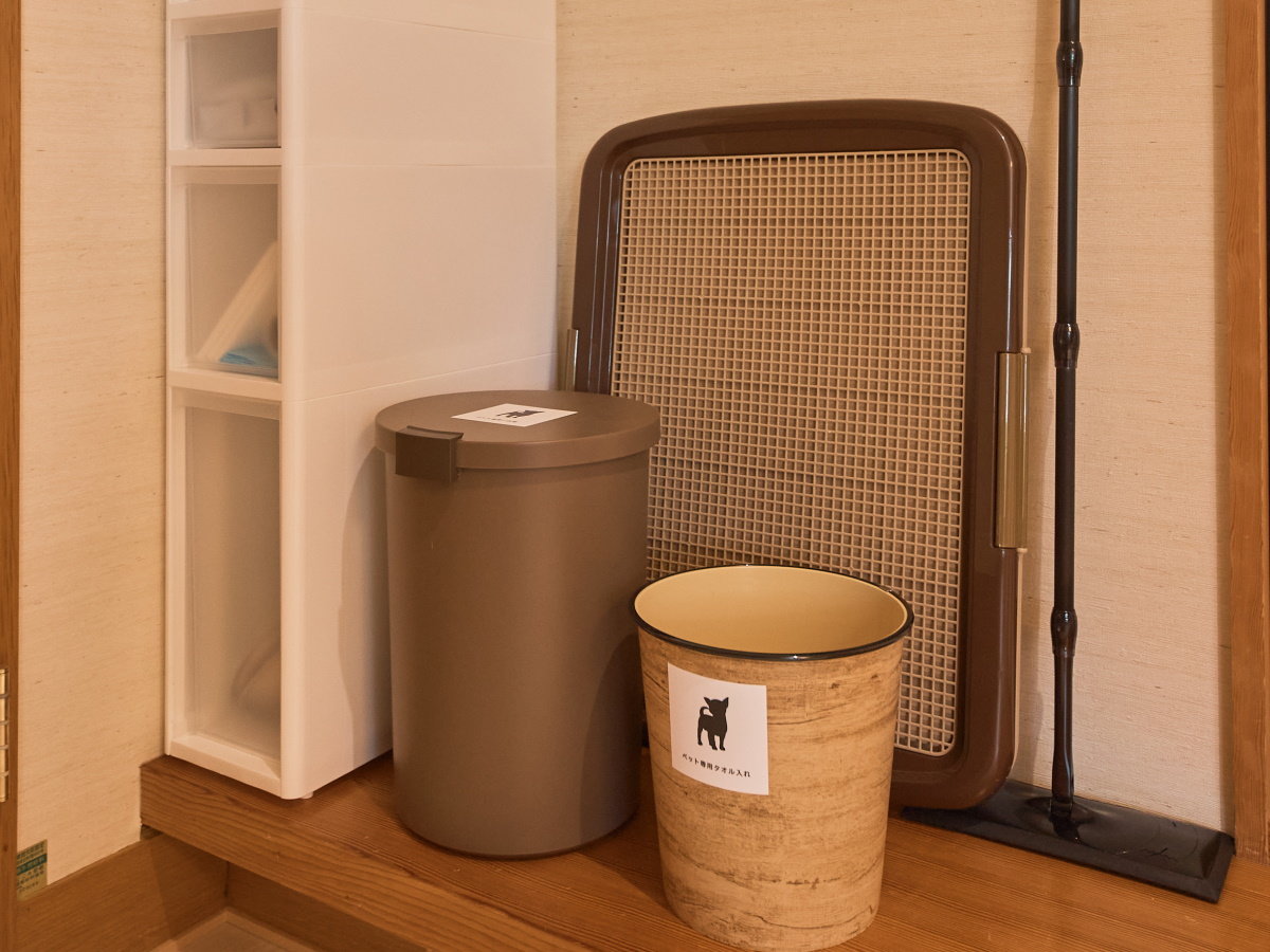 客室備品｜ペットご同伴OKの客室はペットアメニティ完備