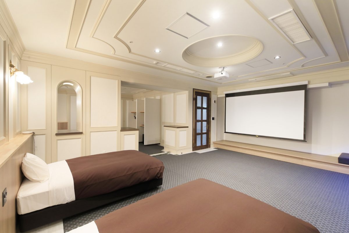 最上階パノラマシアタールーム