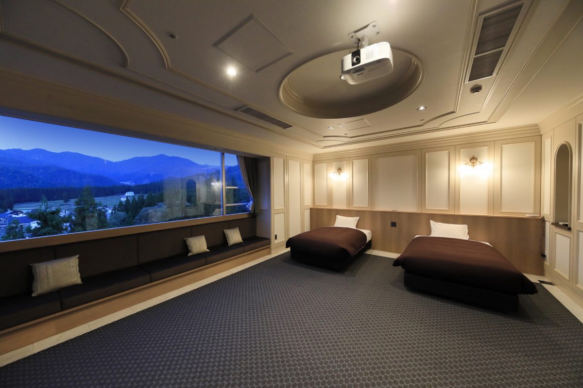 最上階パノラマシアタールーム