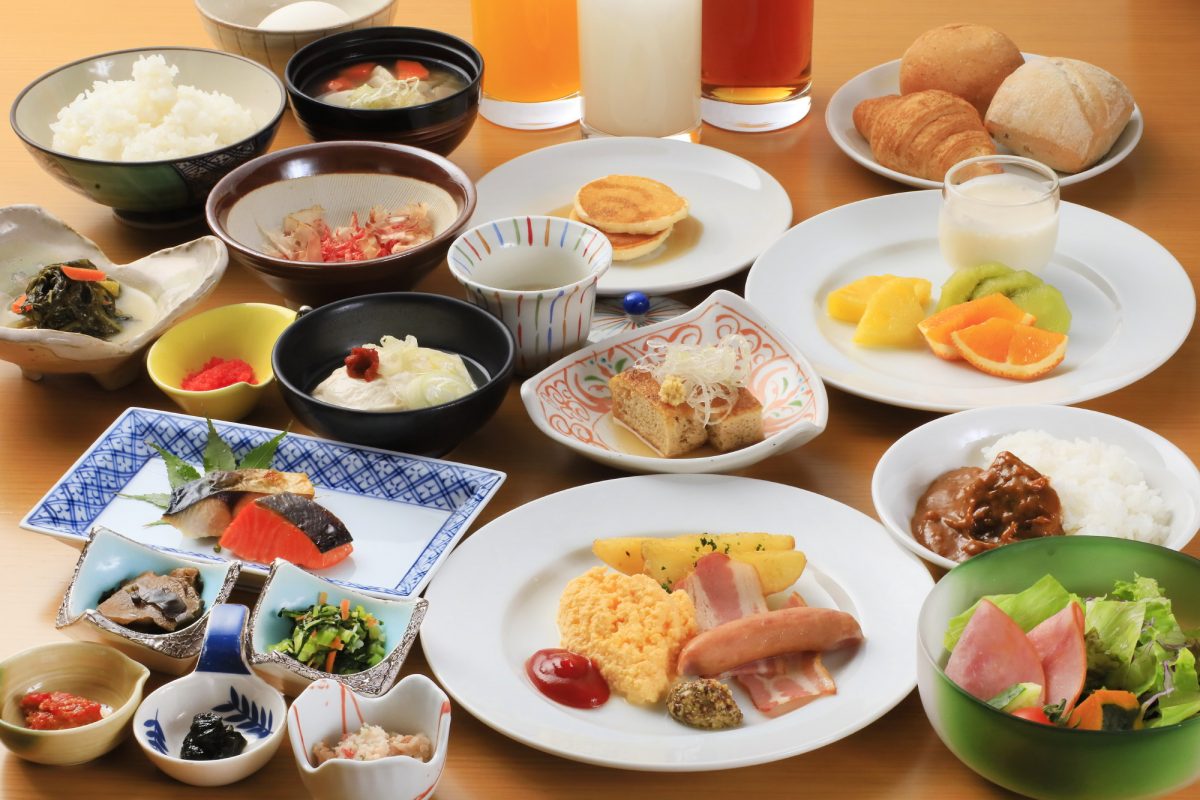 和朝食ビュッフェ