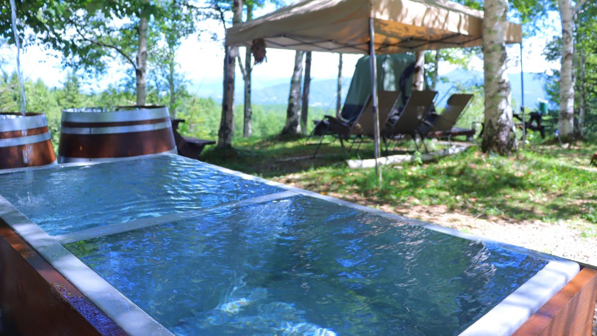 アウトドアサウナ